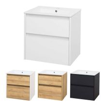 Opto, koupelnová skříňka s keramickým umyvadlem 61 cm