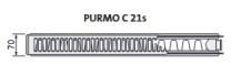 Obrázek k výrobku 21216 - PURMO Compact 21 deskový radiátor