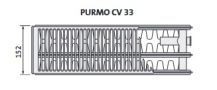 Obrázek k výrobku 21494 - PURMO Ventil Compact 33  deskový radiátor
