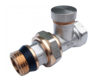 Obrázek k výrobku 20939 - Radiátorové šroubení uzavíratelné přímé 1/2"