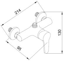 Sprchová baterie 150mm 1