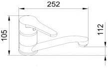 Stojánková dřezová baterie 1