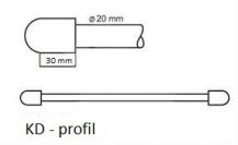 Obrázek k výrobku 4319 - Thermal Trend KD koupelnový radiátor