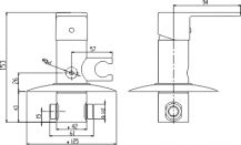 TITANIA FRESH 96211.0 baterie bidetová podomítková  1