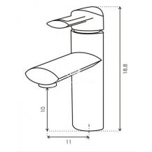 Umyvadlová baterie JOKER 21 - černá  2