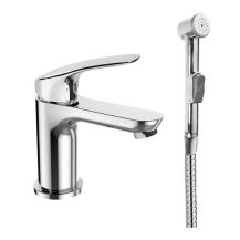 Mereo Umyvadlová stojánková baterie Eve s bidetovou sprchou