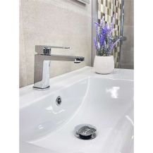 Obrázek k výrobku 21006 - Umyvadlová stojánková baterie, Mada,  s clic-clac CH02, chrom