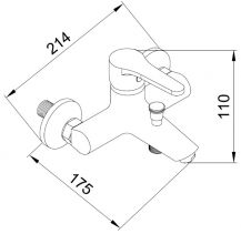 Vanová baterie 150mm