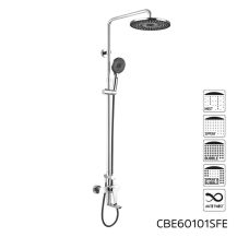 Obrázek k výrobku 21126 - Vanová baterie s talířovou kulatou sprchou, černá