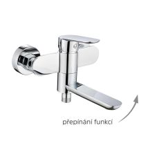 Obrázek k výrobku 21015 - Vanová nástěnná baterie se sklopným ramínkem, Viana, bez příslušenství, 150 mm, chrom