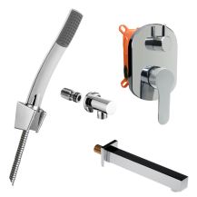 Obrázek k výrobku 21033 - Vanový set Zuna s dvoucestnou podomítkovou bateríí