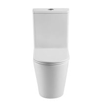 Obrázek k výrobku 21066 - WC kombi vario odpad, kapotované, Smart Flush RIMLESS, 605x380x825mm, keramické vč. sedátka