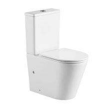 Obrázek k výrobku 21066 - WC kombi vario odpad, kapotované, Smart Flush RIMLESS, 605x380x825mm, keramické vč. sedátka