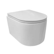 Obrázek k výrobku 21083 - WC závěsné kapotované, RIMLESS, 495x360x370, keramické, vč. sedátka CSS113S