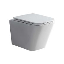 Obrázek k výrobku 20991 - WC závěsné kapotované, Smart Flush RIMLESS, 490x340x350, keramické, vč. sedátka CSS118S