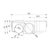 Zápachová uzávěra STY-MM6000