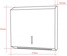 Zásobník na papírové ručníky nerez 1