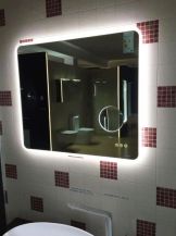 Zrcadlo MLE s LED osvětlením a lupou (teplá/studená)  18