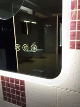 Zrcadlo MLE s LED osvětlením a lupou (teplá/studená)  19