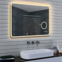 Zrcadlo s LED osvětlením a lupou MLE  13
