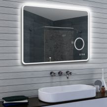 Zrcadlo s LED osvětlením a lupou MLE  15