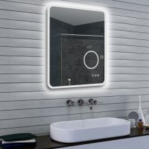 Zrcadlo s LED osvětlením a lupou MLE  17